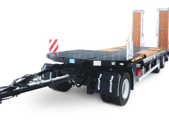 Przyczepy niskopodwoziowe z&nbsp;obrotnicą